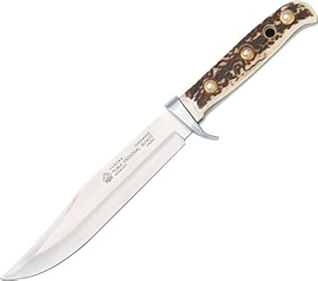 Amazon Com Puma P116396 Stainless Steel Stag Handle Original Bowie Knife Home Improvement