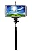 DE Selfie Stick, Bluetooth, for iPhone 6, iPhone 6 Plus, iPhone 5 5s 5c, iOS, Android, Samsung Galaxy, and smartphones with built-in Remote Shutter Button (In Retail Packaging) by DE