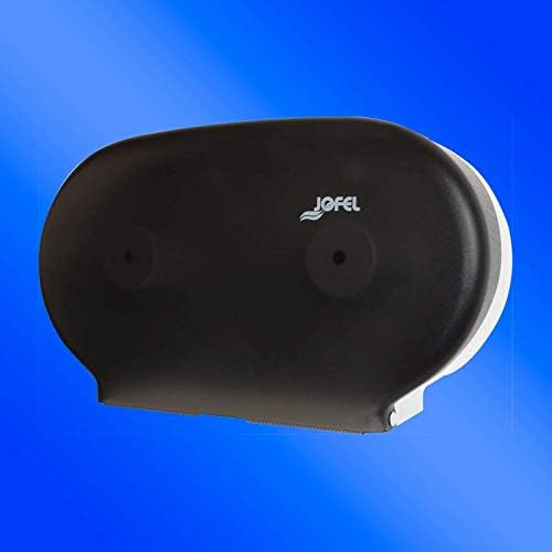 Azur 9" Twin Tissue Dispenser, Dark Smoke