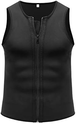 Men's Waist Trainer Vest Neoprene Sweat Workout Shirts for Weight Loss