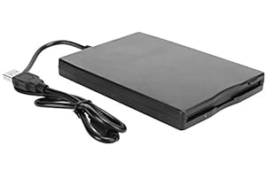 Portable Floppy Drive, 3.5 Inch Card Reader External Removable USB Floppy Disk Drive for 1.44M3.5 inch MF2‑HD Floppy Disk