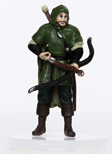 Characters of Adventure - Male Human Ranger - Plastic Miniature for D&D or Pathfinder