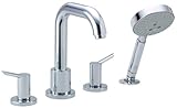 Hansgrohe 31733001 Focus S 4-Hole Roman Tub Set Trim, Chrome