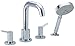 Hansgrohe 31733001 Focus S 4-Hole Roman Tub Set Trim, Chrome