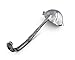 Arthur Court Aluminum Metal Magnolia Pattern Punch/Soup/Serving Ladle Silver Spout 12.5 inch Long