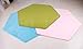 WERSHOW Hexagon Coral Rug Pad Mat for Princess Castle Playhouse for Girls Children Play Tent Indoor and Outdoor Fun (Green)