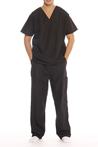 33000M-BLK-XL Tropi Unisex Scrub Sets / Medical Scrubs / Nursing Scrubs 33000M-BLK-XL Tropi Unisex Scrub Sets / Medical Scrubs / Nursing Scrubs