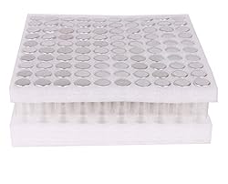 MaxMau Pack of 100, 20ml Small Glass Bottles with