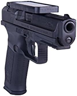 Military-Grade Gun Magnet 2-Pack | 40lbs Rated | HQ Rubber Coated Magnetic Gun Mount For Handgun