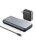 Anker PowerCore+ 19000 PD Hybrid Portable Charger and USB-C Hub with Included USB-C Wall Charger, Power Delivery Power Bank Compatible with Nexus 5X / 6P, iPhone Xs/XR/X / 8, MacBooks, and More