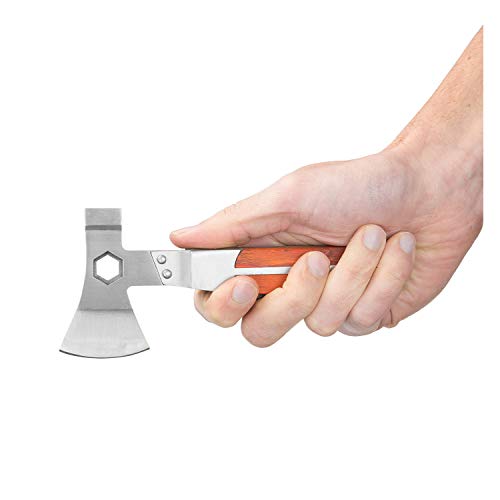 Sheffield 12301 Camper 12in1 AxeHead Multi Tool, Axe, Hammer