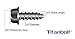Titanbolt Black License Plate Screws for Domestic Cars & Trucks (Pack of Four) Zinc Plated Fasteners for Plate Covers and Frames