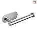 BESy Self Adhesive Toilet Paper Holder Bathroom Paper Toilet Roll Holder Hanger, SUS 304 Stainless Steel, Wall Mount with 3M Tape and Glue Stick, Brushed Nickel Finish
