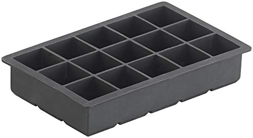 PEARL Jumbo Eiswürfel-Bereiter: 2er-Set Silikon-Eiswürfelformen für je 15 kleine Eiswürfel, je 3x3x3cm (XXXL… – Bild 7