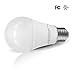 JULLISON A19 LED Light Bulb, 14W, 1500 Lumens, 100W Equivalent, 3000K Warm White, CRI80+, Non-dimmable, E26 Base, UL-Listed(4-Pack)