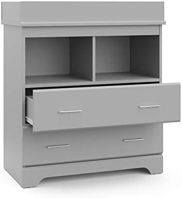 storkcraft modern nursery changing table dresser
