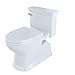 TOTO MS964214CEFG#01 Eco Soiree Elongated One Piece Toilet with Chrome Plated Sanagloss, Cotton White