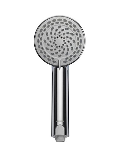 Aqualisa Harmony adjustable shower head - 105mm light grey spray plate - Chrome