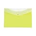 Green Oath 2 Pocket Envelope, 2 Tone, Side-Load, Letter Size, Snap Button Closure, Set of 12 in 6 Assorted Colors, 2 Each of Blue, Hot Pink, Snow, Purple, Green, Graphite (50248-1577)