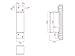 MACCANN&ESSIN Door Barricade Closed Bar Holder 2x4 Drop Open Lock Bracket Brackets Security Bar Door Stopper Fits 2x4 Boards Lumber (1 Set Included Closed and Open Brackets with Screws)