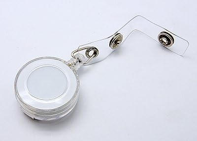 Plastic Card Holders,5 pcs Plastic Card Holders, with Iron Findings, White