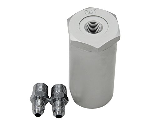 Dracary Pure-Flo Nitrous Oxide Filters Nitrous Filter Works For Any Brand System (Silver White, 6AN) - Thumbnail 3