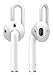 elago AirPods EarPads [White] - [Compatible with Apple AirPods 1 & 2][2 Pairs - Small & Large][Easy Install & Removal][Premium Silicone] – for AirPods 1 & 2