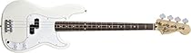 Fender Standard Precision Electric Bass Guitar -Rosewood Fingerboard, Arctic White
