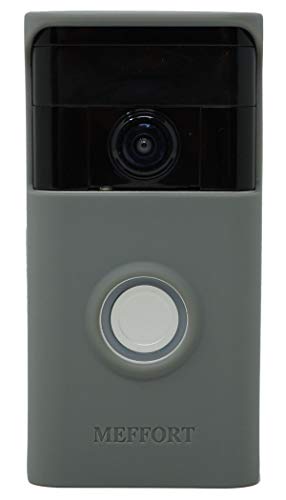Meffort Inc Silicone Skin Case Cover Compatible with Ring Video Doorbell (1st Generation) and All-New Ring Battery Doorbell (2024 Release) – Durable Weather, UV & Rain Protection