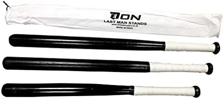 DON Black Wood Baseball Bat Sport Slugger Wooden Bat Self Defense Rounder Bat 24" 30" 32" 34" 36"
