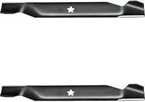 Set Of 2 Blades Replaces AYP/ROPER/SEARS 127842 138497 532138497 OREGON 95-033