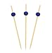 Royal 4.75 Inch Blue Bamboo Ball Picks, Package of 100