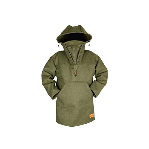 wool anorak pullover