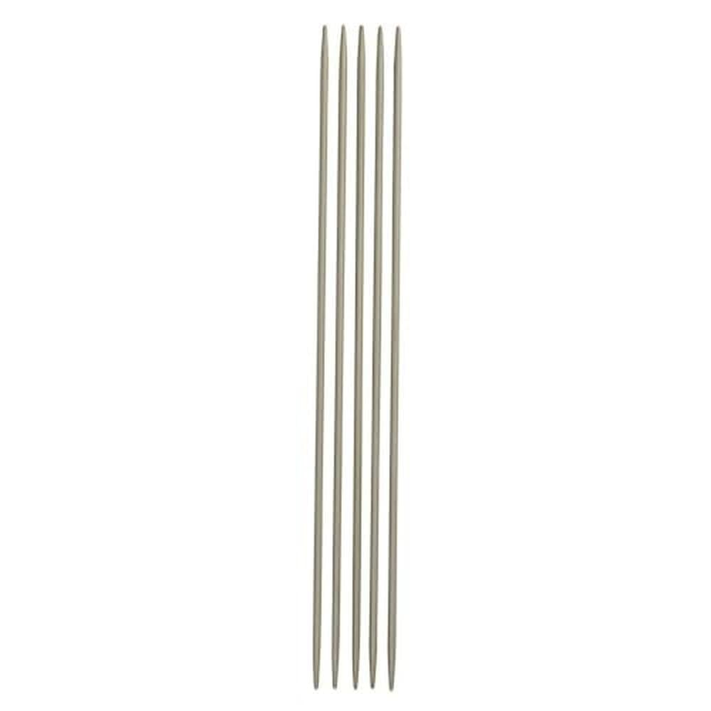 Prym Double-Pointed Needle, aluminium, Pearl Grey, Ø 4 mm, 40 cm, 4 Nadeln