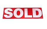 SOLD Magnetic Real Estate Sign Rider for Yard Sign