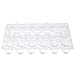 50 Pack of Egg Cartons, NO EGGS!- Bulk, Clear Plastic Egg CARTONS ONLY, 50 pack, Wholesale Chicken Egg Cartons for Farmers, Agricultural Industries and more, by American Heritage Industries