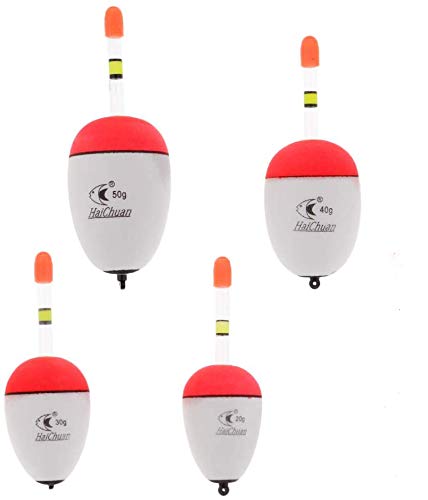 Angelposen, EVA, leuchtend, 10–100 g, für Meeresangeln, Karpfenausrüstung, 10 Größen zur Auswahl