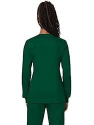 Cherokee Women's Snap Front Warm-up Jacket, Hunter