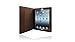 Bear Motion (TM) Genuine Leather Case for iPad 2 / iPad 3 (the New iPad) with 3-in-1 built-in Stand - Support Smart Cover Function(Brown)