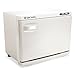 Salon Sundry 2 in 1 Hot Towel Warmer Double Tray Cabinet and UV Sterilizer Spa Equipment - Large White