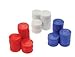J&J's ToyScape Poker Chips (Pack of 300 - White, Red, Blue) Kid's Fun Play, Learning & Developments, Poker Game