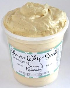 Cooper Naturals Exfoliating Shower Whip & Body Scrub Lemongrass
