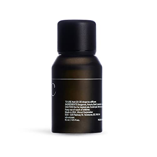 Vitruvi Pacific, Balance Essential Oil Blend, 100% Pure Amyris, Bergamot, Eucalyptus, Lavender and Basil Oil (0.5 fl.oz)