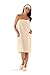 Boca Terry Women's Spa Wrap - 100% Cotton ECRU Spa, Shower and Bath Towel - XXL