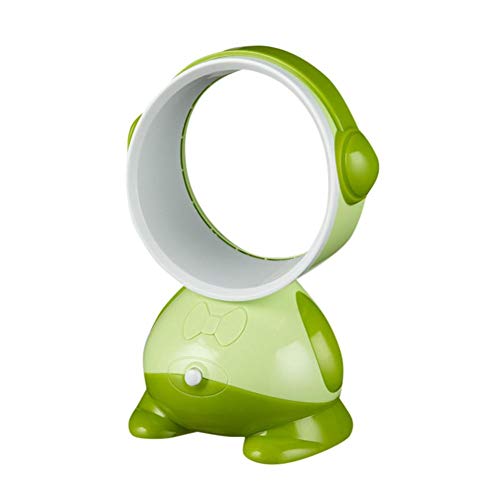 Dacawin Desktop Bladeless Portable Fan Air Flow Cooling Cool Fan Low Noise (Green)