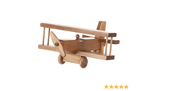 large wooden airplane