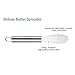 Butter Spreader, McoMce Stainless Steel Butter Knife Set of 4, Premium Butter Spreader Knife with Ergonomic Handle, Multi-Function Butter Spreaders, Deluxe Kitchen Peanut Butter Spreader (Silver)