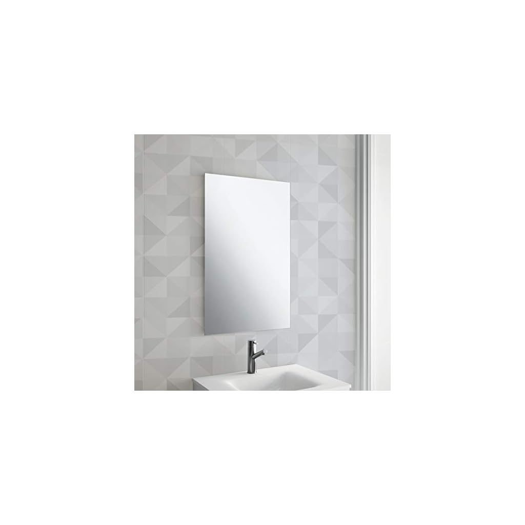 Maison & White Frameless Rectangle Mirror 450mm x 300mm Hanging