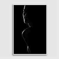 Framed Canvas Wall Art Wine Glass Canvas Prints Home Artwork Decoration for Living Room,Bedroom - 16x24 inches