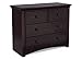 Serta 4 Drawer Dresser, Dark Chocolate